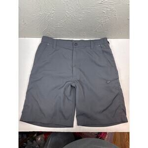 Wrangler Performance Shorts Gray Cargo Utility Hiking Pockets‎ Mens Size 36